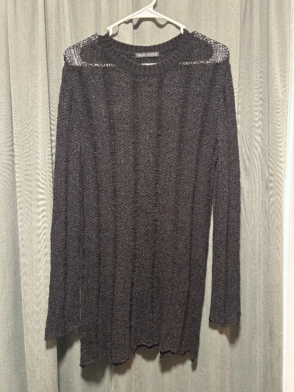 Korean See Through Knit Sweater